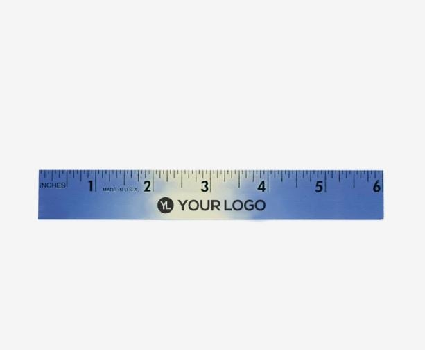 A photo showing a ruler turning light where fingers have been.