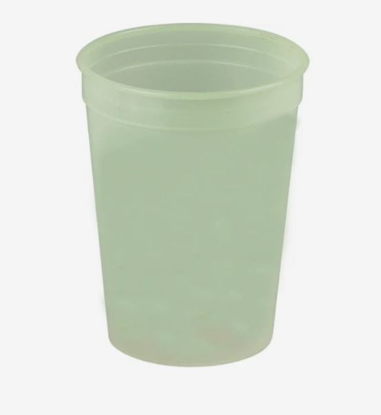 A photo of a glow in the dark cup.
