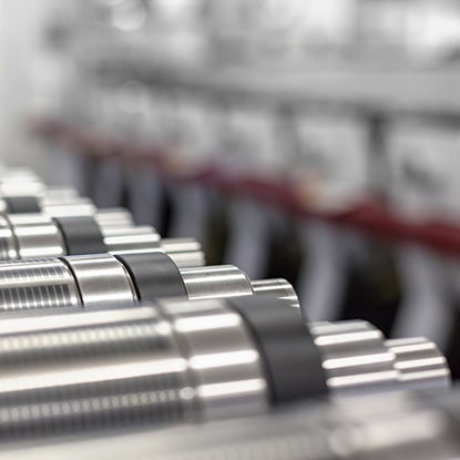 A photo showing a rotary die cutter.