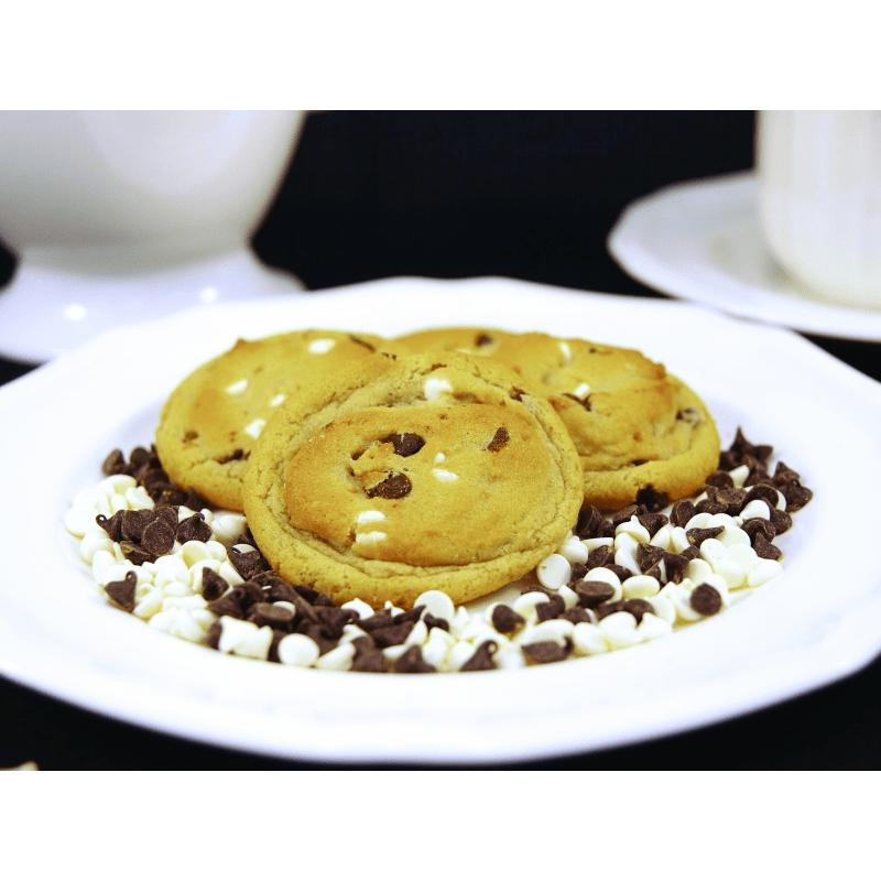 Fresh Beginnings Double Chip Cookie Tin Action Photo