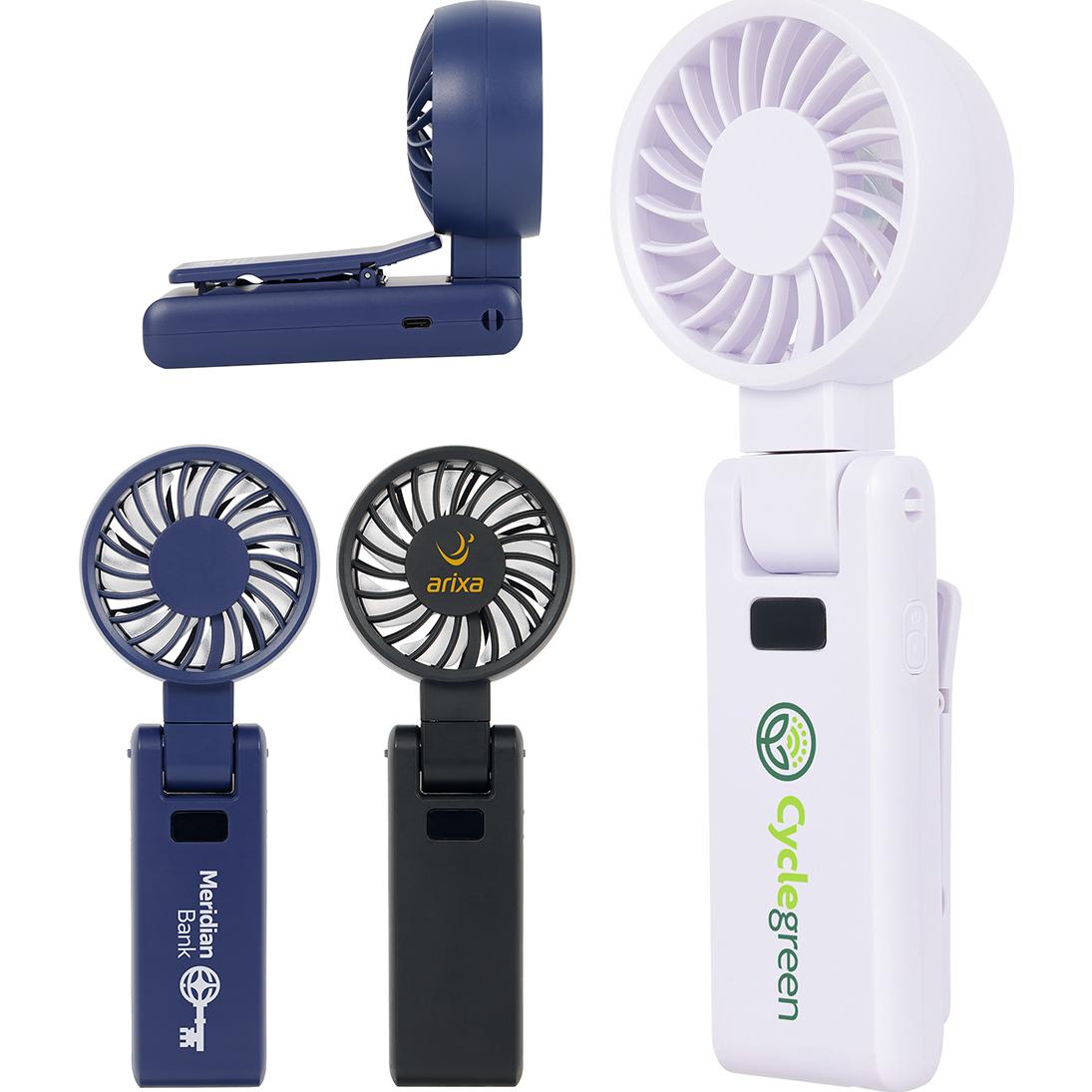 Purl High Speed Rotatable Handheld Fan With Clip 