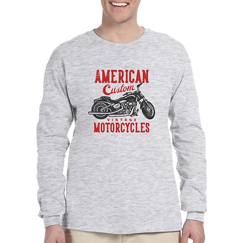 Gildan Ultra Cotton Long Sleeve T-shirts (Men's, Screen Print, 1 Location, Colors) Large