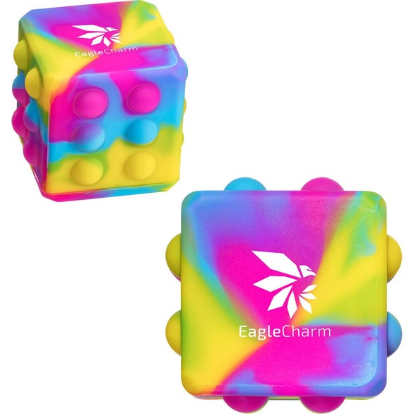 Push Pin Fidget Advertising Push Pop Cube Fidget Toys
