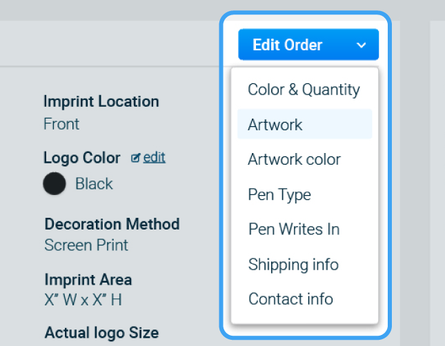 Edit Order