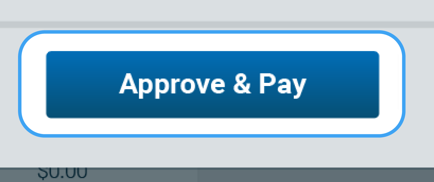Approve Pay Button