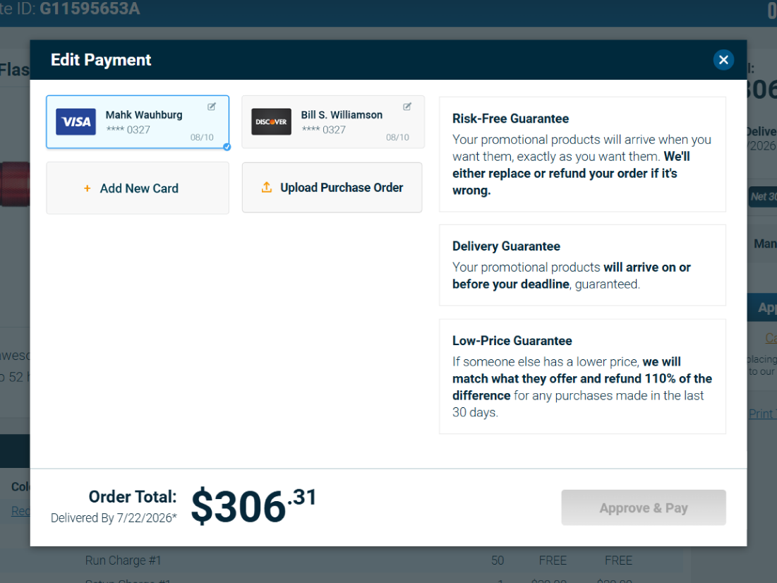 Payment Modal