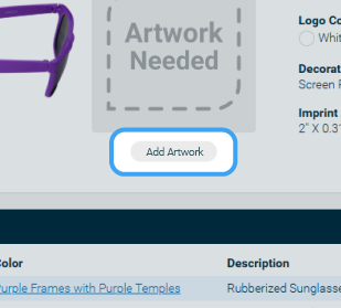 Edit Artwork Button