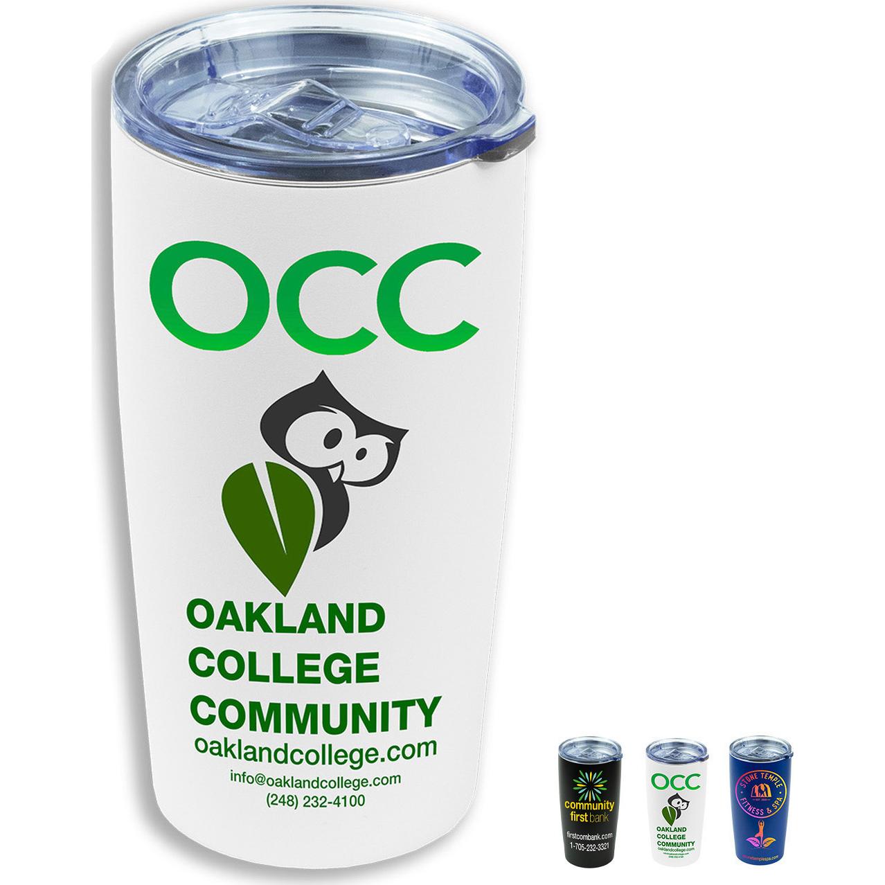 Columbia Powder Coated Double Wall Insulated Stainless Steel Tumbler 