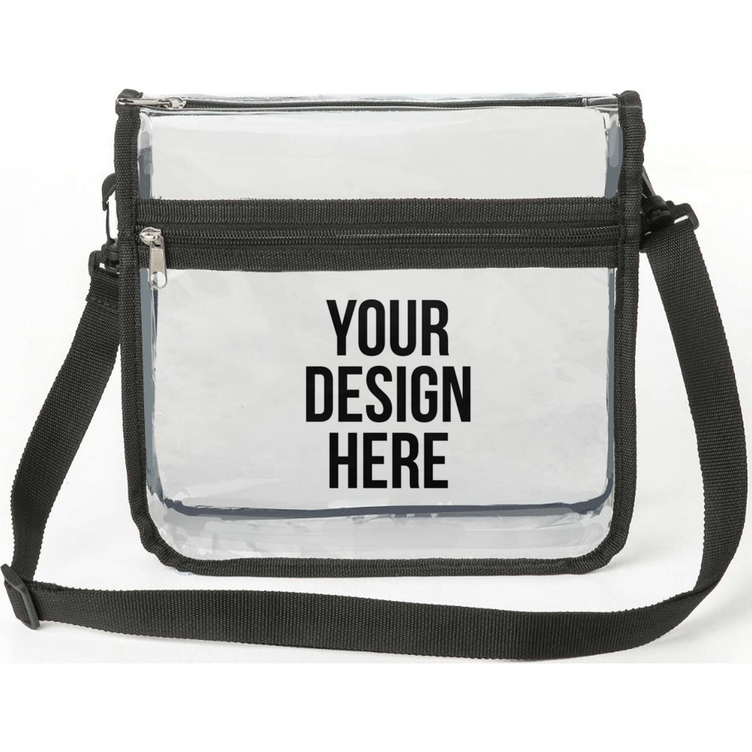 Stadium Approved PVC Transparent Crossbody Bag Large