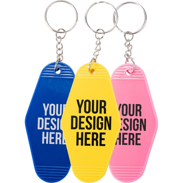 Key Ring Style Printed Motel Style Key Rings | Keychains