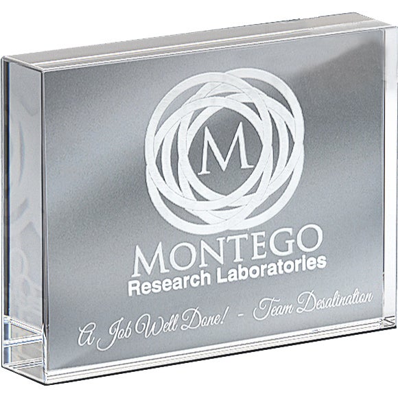 Photo Block Paperweight Customized Freestanding Lucite Block Paperweights (4