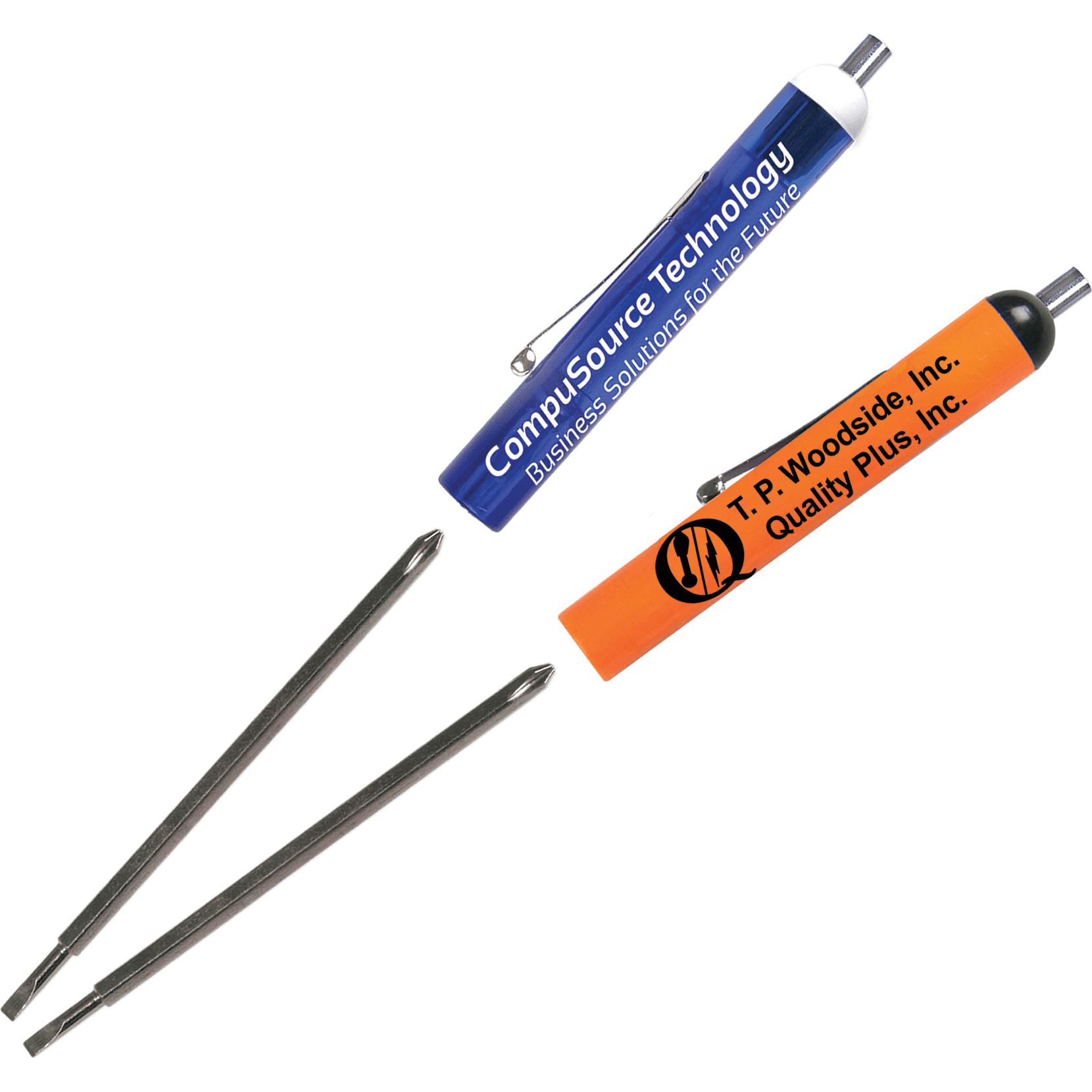 thumbnail image 2 of 5-Pack Mini Phillips Screwdriver With Magnetic Top And Pocket Clip – Like Snap-On 2 of 6