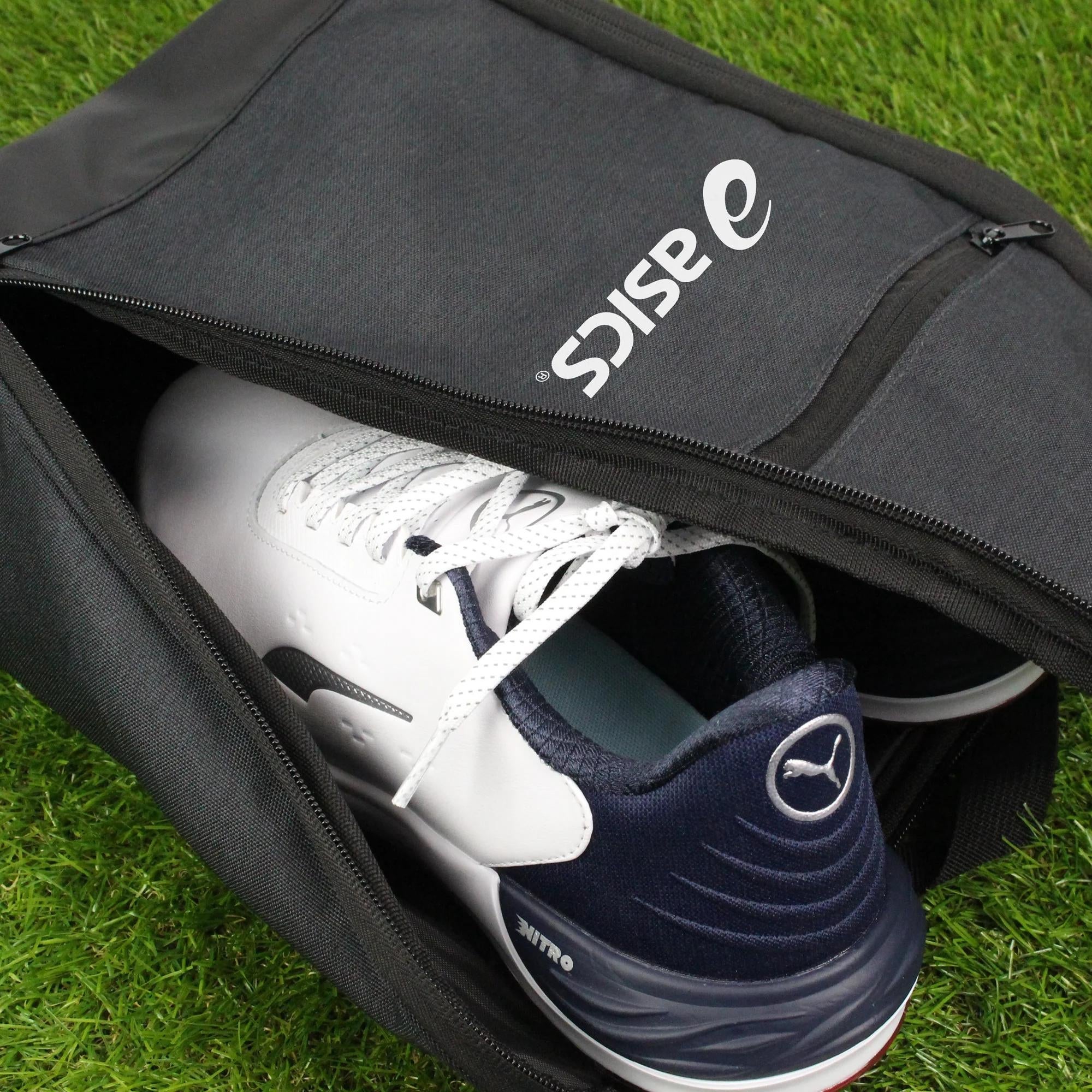 Sleek Recycled RPET Shoe Bag Action Photo