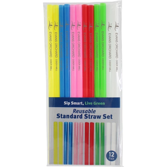 Primaware Straw Custom Reusable Standard Straw 12 Packs