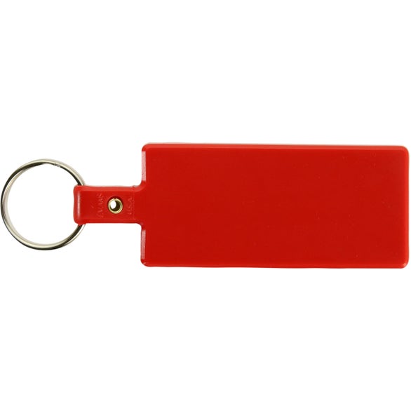Rectangular Imprinted Key Customized Rectangle Flexible Key Tags