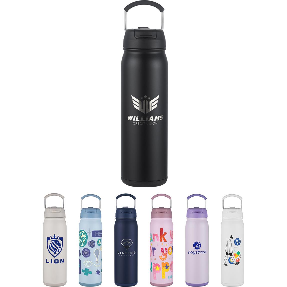 Tuscany Eco-Friendly 2-in-1 Vacuum Insulated Bottle Group Photo